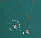 Minimalist Crystal Bar Pendant Necklace – Modern Charm