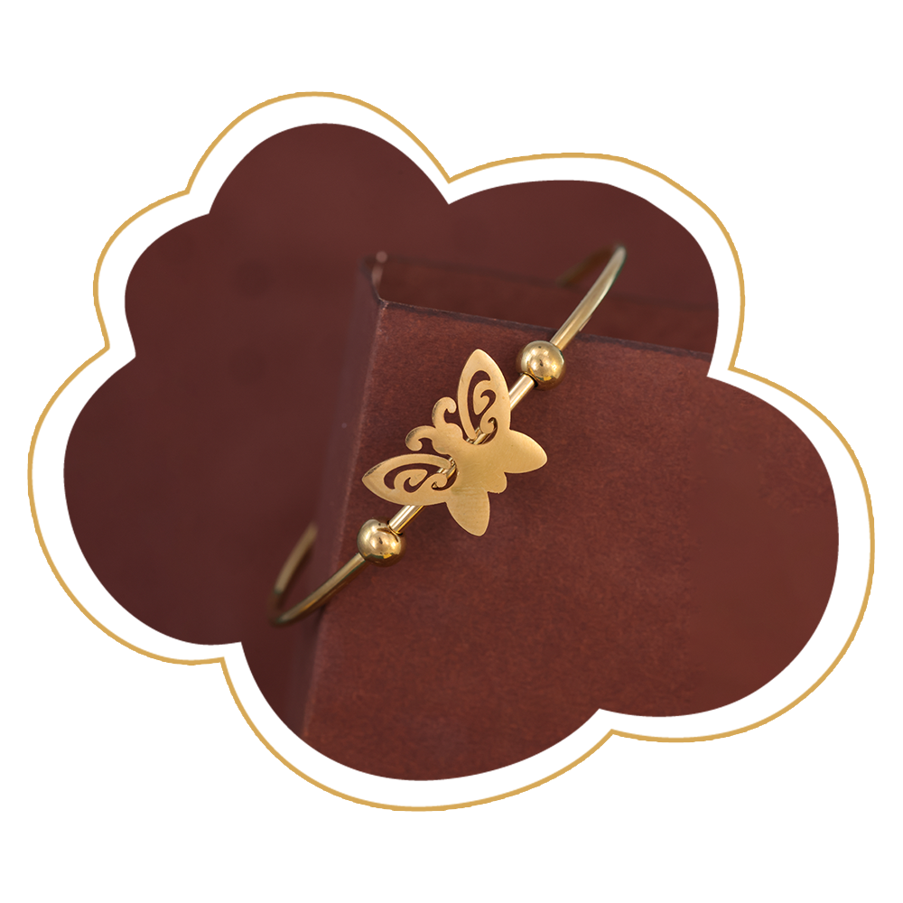 Butterfly Gold Bracelet – Zevaae Jewels