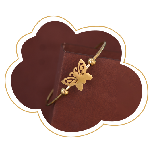 Butterfly Gold Bracelet – Zevaae Jewels
