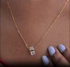 Minimalist Crystal Bar Pendant Necklace – Modern Charm